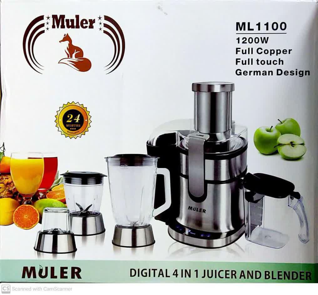 دستگاه ۴ کاره دیجیتال مولر مدل MU-1200S تمام استیل